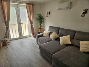 Posezení v ubytování gîte les 2 gros