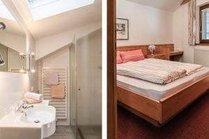 En eller flere senge i et værelse på Tauernappartements Kircherhof