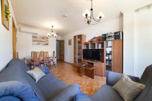 Μια τηλεόραση ή/και κέντρο ψυχαγωγίας στο Apartamento Merlin