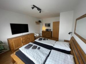 Postel nebo postele na pokoji v ubytování Casa Lobo