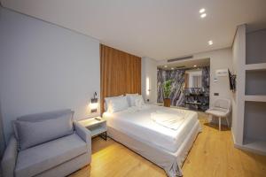 Kuchyň nebo kuchyňský kout v ubytování Hotel Sole Mare
