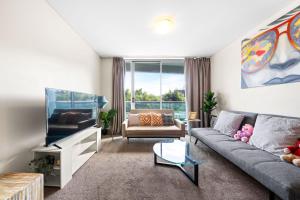Χώρος καθιστικού στο CBD 3BR Apt & Darling Harbour&Chinatown-2 mins walk