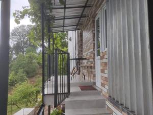 Balkón nebo terasa v ubytování Guest house lia