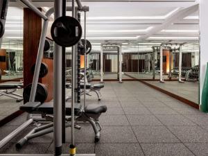 Fitness centrum a/nebo fitness zařízení v ubytování Pullman Dubai Creek City Centre Residences