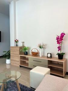 TV a/nebo společenská místnost v ubytování Lak7609 pool villa