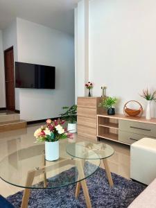 TV a/nebo společenská místnost v ubytování Lak7609 pool villa