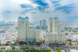 Cảnh TP. Hồ Chí Minh hoặc tầm nhìn thành phố từ căn hộ
