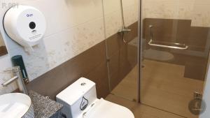 Koupelna v ubytování Vy An Hotel