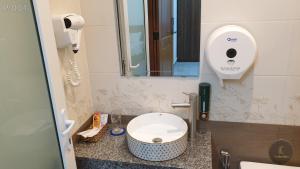 Koupelna v ubytování Vy An Hotel