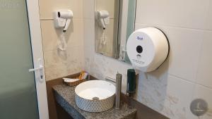 Koupelna v ubytování Vy An Hotel