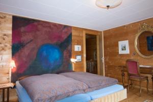 Chalet Cresta di Saasにあるベッド