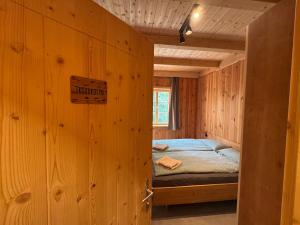 Postel nebo postele na pokoji v ubytování Bio-Hof Lexmühle