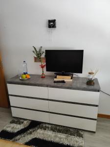 Μια τηλεόραση ή/και κέντρο ψυχαγωγίας στο GuestApartment Silva&Santos