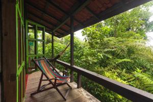 Balkón nebo terasa v ubytování Yatama Rainforest Ecolodge
