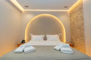 Ένα ή περισσότερα κρεβάτια σε δωμάτιο στο Hotel Jezerca Theth