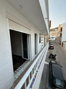 a car parked on the side of a building at Casa Amparo in Jávea