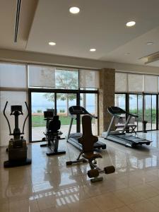 Fitness centrum a/nebo fitness zařízení v ubytování B36 Loft Apartment Samarah Resort + 24 fotografií