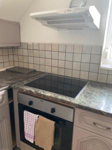 Kuchyň nebo kuchyňský kout v ubytování Arthaus Rönök