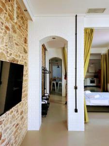 Krevet ili kreveti u jedinici u okviru objekta Loft in Aplotaria