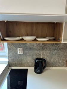 Kuchyňa alebo kuchynka v ubytovaní Apartmán BB-centrum3