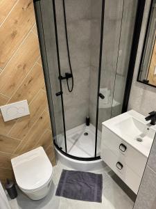 Kúpeľňa v ubytovaní Apartmán BB-centrum3