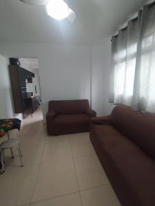 Χώρος καθιστικού στο Apartamento Boqueirao