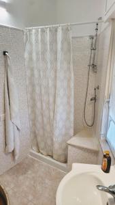 Koupelna v ubytování A casa di Pintus