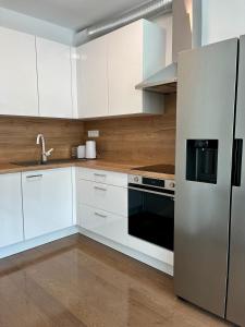 Køkken eller tekøkken på Eurovea riverside luxury condo