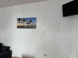 TV a/nebo společenská místnost v ubytování Schöne 2 Zi Whg MG Altstadt