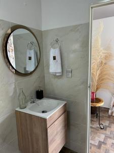 Koupelna v ubytování Ziwa Ecohotel Roldanillo Valle - Cabaña Lewa