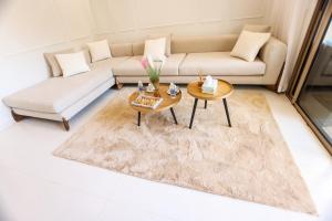 Posezení v ubytování Luxury Apartment Sea View Anza , Agadir