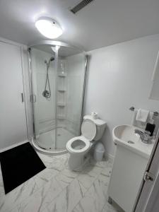 Et badeværelse på La Suite Centre-ville Saint-Georges