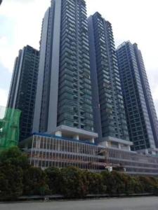 two large tall buildings in a city at City Of Green near Bukit Jalil Cozy 7pax 3R2B in Seri Kembangan