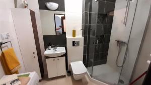Ένα μπάνιο στο Apartament