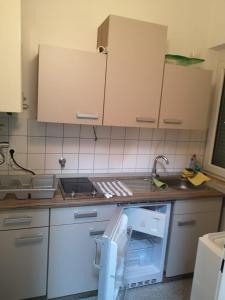 Η κουζίνα ή μικρή κουζίνα στο Daimler near Business or Family Apartment fully furnished