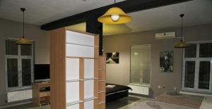 Koupelna v ubytování Hotel Ambasador
