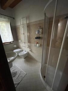 Koupelna v ubytování Casa di nonno Agostino