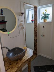 Et badeværelse på Apartment Fjordblick + 37 billeder