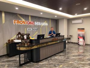 Vstupní hala nebo recepce v ubytování Front One Resort Indraloka Temanggung