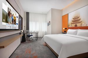 TV o dispositivi per l'intrattenimento presso Hampton by Hilton Nanjing Xianlin University Town