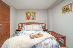 Cama ou camas em um quarto em Imperial Inn Hospedaje Turistico