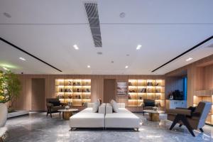 Posezení v ubytování Atour Hotel Changsha Wanjiali Middle Road Gaoqiao North