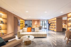 Posezení v ubytování Atour Hotel Changsha Wanjiali Middle Road Gaoqiao North
