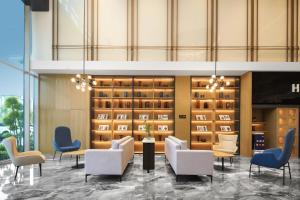 Posezení v ubytování Park Inn by Radisson Hangzhou Fuyang Wildlife