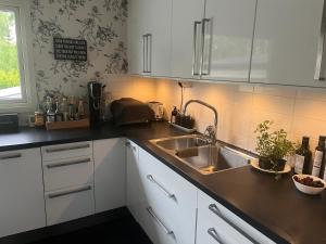 Cucina o angolo cottura di Mysigt rum i trevligt hus