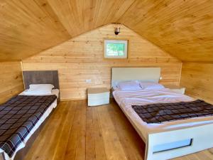 Postel nebo postele na pokoji v ubytování Green house
