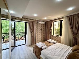 Postel nebo postele na pokoji v ubytování Great villa for a family holiday + 38 fotografií