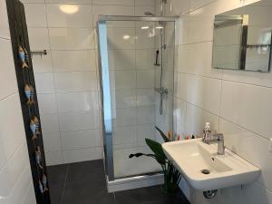 Koupelna v ubytování De Schotse Hooglander + 8 fotografií