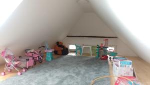 Posezení v ubytování Ubytování Ždírec - Apartmán 2