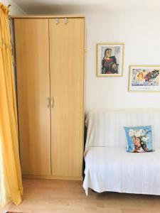 Posteľ alebo postele v izbe v ubytovaní Ferienwohnung am Golfplatz